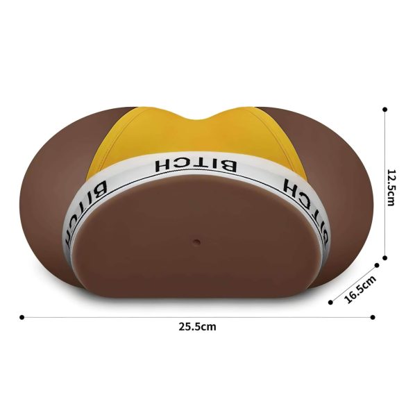 Lovetoy Streetgirl's 12 - realistično torzo vagine sa tangama (tamna boja)