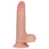 Lovetoy Natura Penis - Dvostruki prirodni dildo 18cm (prirodno)
