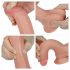 Lovetoy Natura Penis - Dvostruki prirodni dildo 18cm (prirodno)