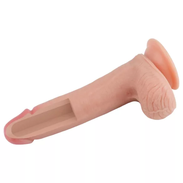 Lovetoy Prirodni penis - dvostruka tekstura 20cm (natur)