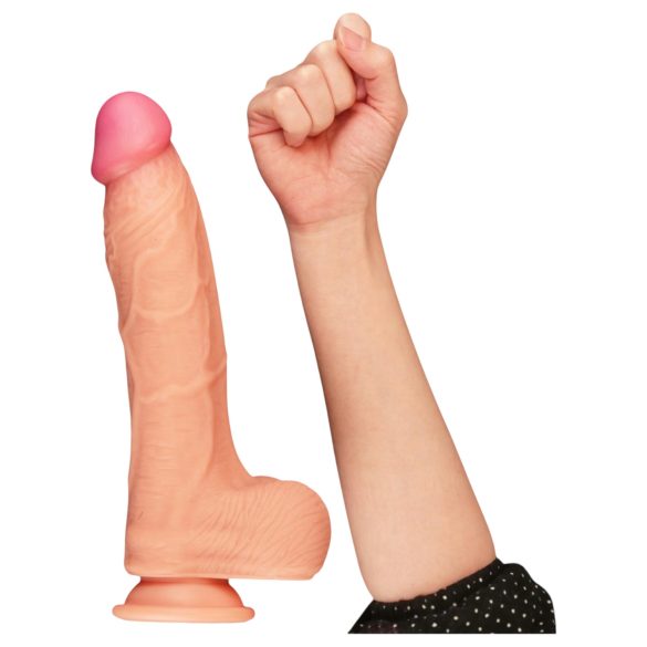 Lovetoy Prirodni Penis - dvostruko realan dildо - 25cm (prirodan)