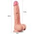 Lovetoy Prirodni Penis - dvostruko realan dildо - 25cm (prirodan)