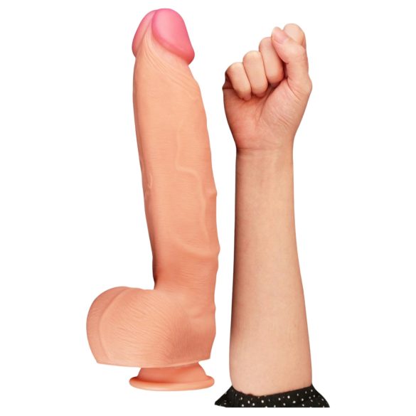 Lovetoy Nature Cock - dvostruki realistični dildo - 30cm (prirodan)