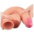 Lovetoy Nature Cock - dvostruki realistični dildo - 30cm (prirodan)