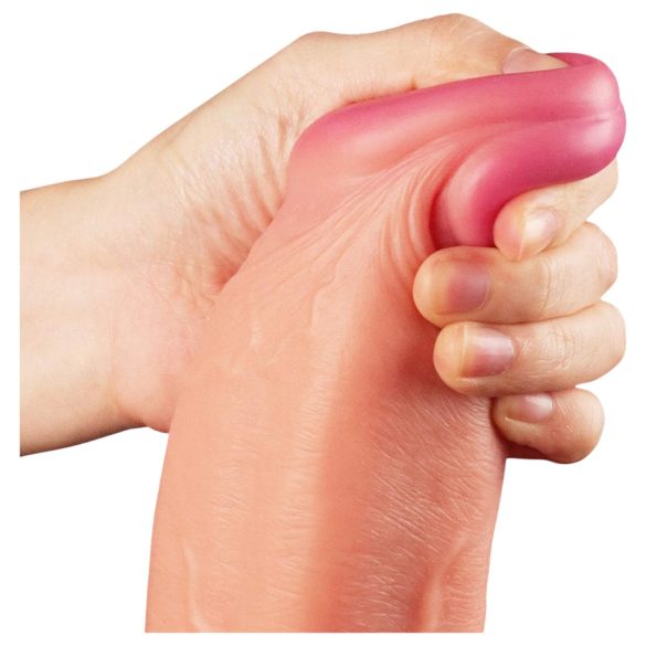 Lovetoy Nature Cock - dvostruki realistični dildo - 30cm (prirodan)