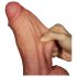 Lovetoy - Dvostruki realistični dildo - 26cm (natur)