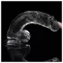Lovetoy Flawless Clear - dildo sa vakumskim postoljem - 19 cm (proziran)