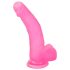 Lovetoy Jelly Studs - dildо sa vakum bazom - 20cm (ružičasti)