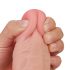Lovetoy Sliding-Skin - dvoslojni dildo - 23cm (naturalan)