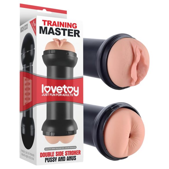 Lovetoy - masturbator za vaginu i anus (natur)