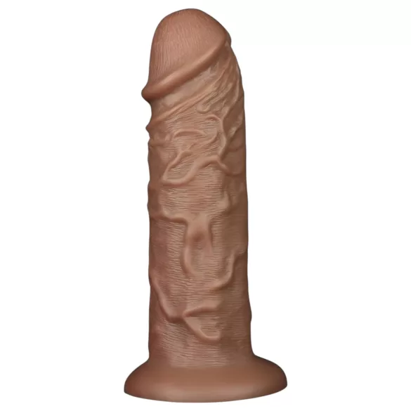 Lovetoy Chubby - realistično dildo sa vakumom - 25cm (natur)