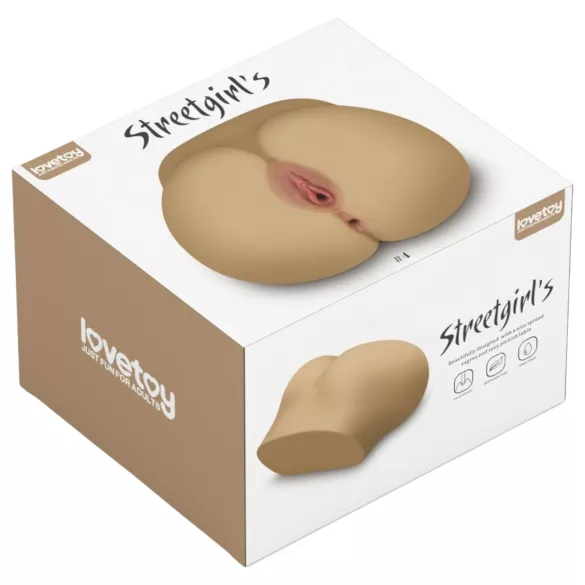 Lovetoy Streetgirl's 4 - torzo sa veštačkom vaginom i anusom (u boji kože)