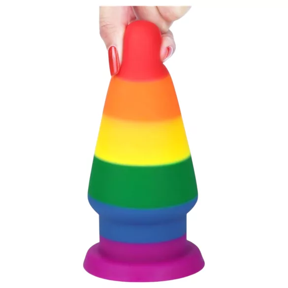 Prider plug - analni širič - 15cm (duginih boja)