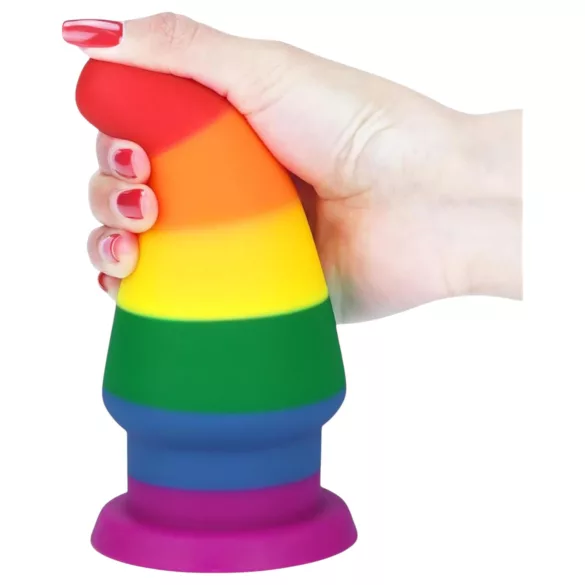 Prider plug - analni širič - 15cm (duginih boja)