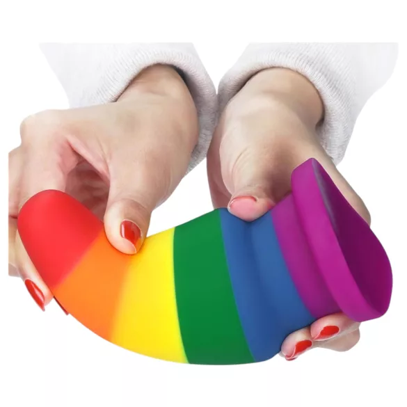 Prider plug - analni širič - 15cm (duginih boja)