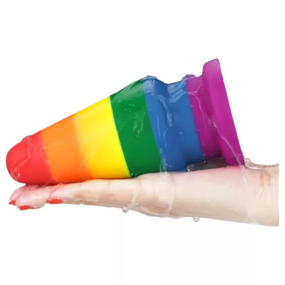 Prider plug - analni širič - 15cm (duginih boja)