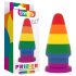 Prider plug - analni širič - 15cm (duginih boja)