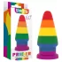 Prider plug - analni širič - 15cm (duginih boja)