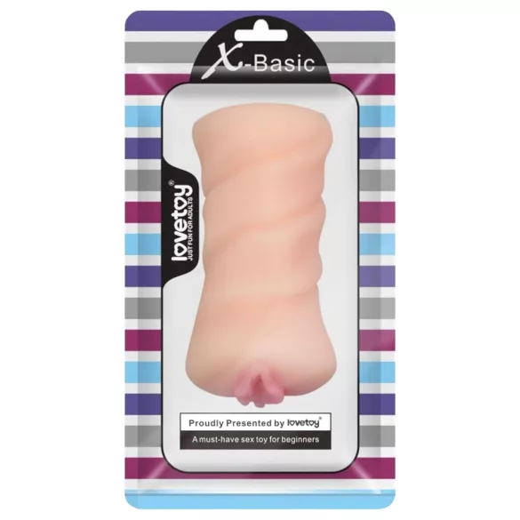 Lovetoy X-Basic - masturbator u obliku vagine (boja kože)