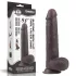 Lovetoy Sliding-Skin - dvostruki dildo - 23cm (braon)