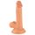 Gospodin Drzak - prirodni realistični dildo sa testisima, 17cm