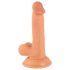Gospodin Drzak - prirodni realistični dildo sa testisima, 17cm