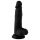 Gospodin Rude - realistični dildo sa testisima i vakumskom bazom - 19cm (crni)