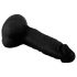 Gospodin Rude - realistični dildo sa testisima i vakumskom bazom - 19cm (crni)