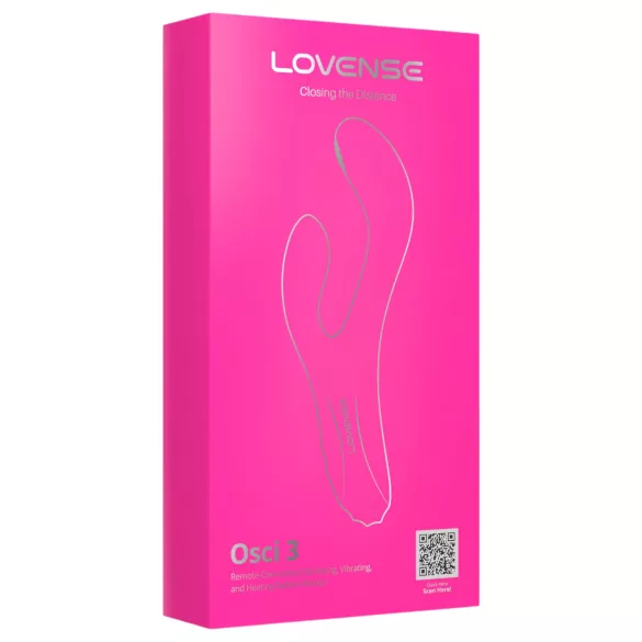 LOVENSE Osci 3 - ružičasti vibrator sa klitoris stimulatorom