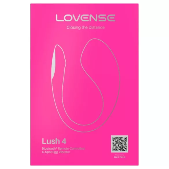 LOVENSE Lush 4 - pametno vibrirajuće jaje (roze)