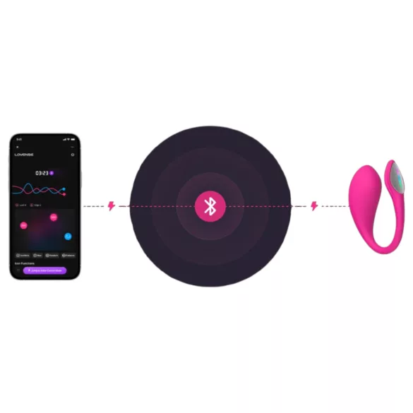 LOVENSE Lush 4 - pametno vibrirajuće jaje (roze)