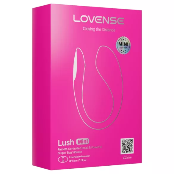 LOVENSE Lush Mini - pametno vibrirajuće jaje (pink)