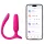 Lovense Lush Anal - aplikacijom upravljani analni vibrator sa LED osvetljenjem - roze