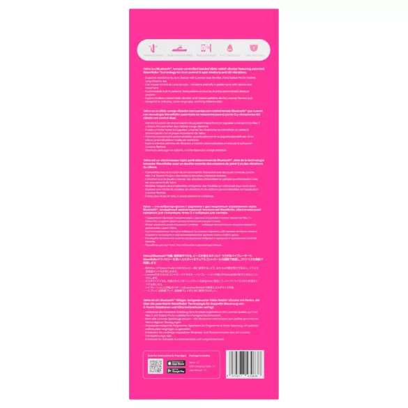 Lovense Velvo - vibrirajuće kuglice na daljinsko upravljanje putem aplikacije (roze)