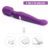 Tracy's Dog čarobni štapić - pulsirajući masažer vibrator (ljubičasti)