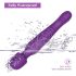 Tracy's Dog čarobni štapić - pulsirajući masažer vibrator (ljubičasti)