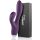 Tracy's Dog Zeka - vodootporni vibrator s klitoralnim dodatkom (ljubičasti)