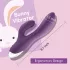 Tracy's Dog Zeka - vodootporni vibrator s klitoralnim dodatkom (ljubičasti)
