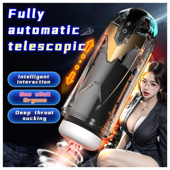 Leopard - pokretački masturbator (crni)