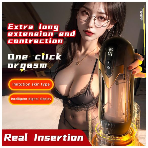 Leopard - pokretački masturbator (crni)