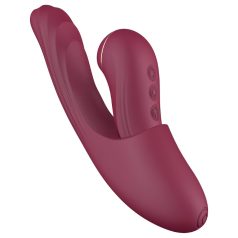 Vibeconnect - 2u1 G-tačka i klitoralni vibrator (crveni)