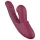 Vibeconnect - 2u1 G-tačka i klitoralni vibrator (crveni)