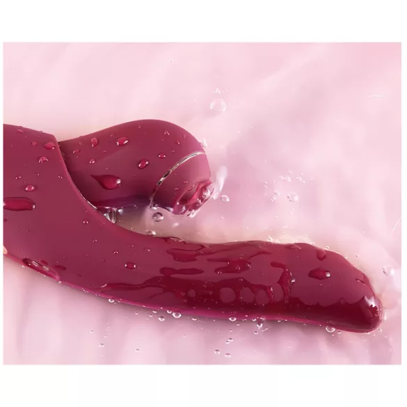 Vibeconnect - 2u1 G-tačka i klitoralni vibrator (crveni)
