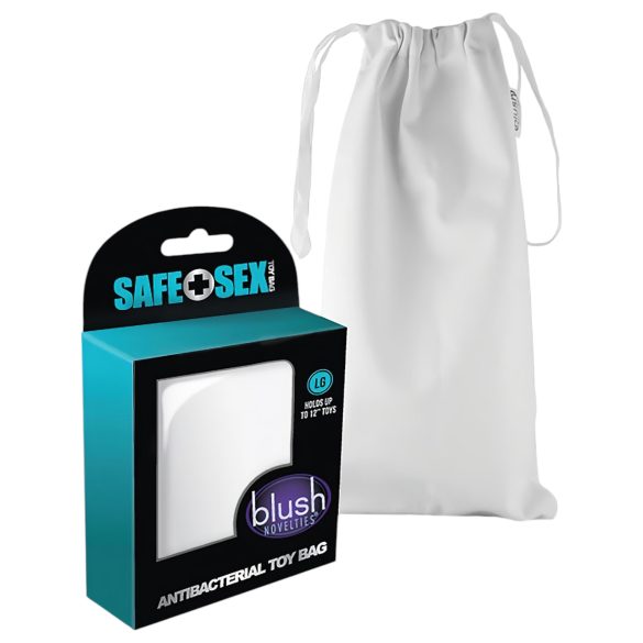 Safe Sex - antibakterijska torbica za seks igračke (bela)