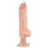 Blush Bad Boy – vibrator sa pirsingom, 17cm (prirodna boja)