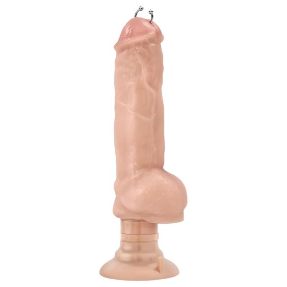 Blush Bad Boy – vibrator sa pirsingom, 17cm (prirodna boja)