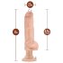 Blush Bad Boy – vibrator sa pirsingom, 17cm (prirodna boja)