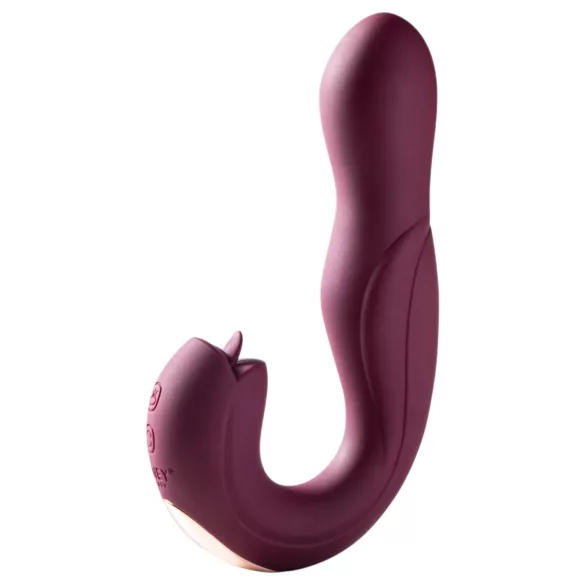 Honey Play Box Joi - ротирајући, лизајући Г-тачка вибратор (љубичаста)