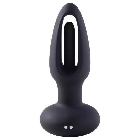 Honey Play Box Snuggy - analni vibrator sa jezikom (crni)