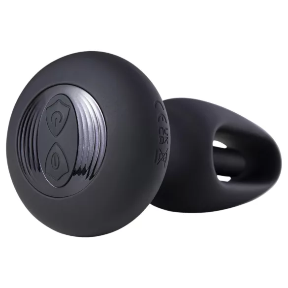 Honey Play Box Snuggy - analni vibrator sa jezikom (crni)